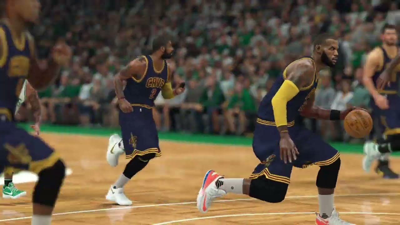 NBA 2K17 LEBRON JAMES HIGHLIGHTS VS CELTICS