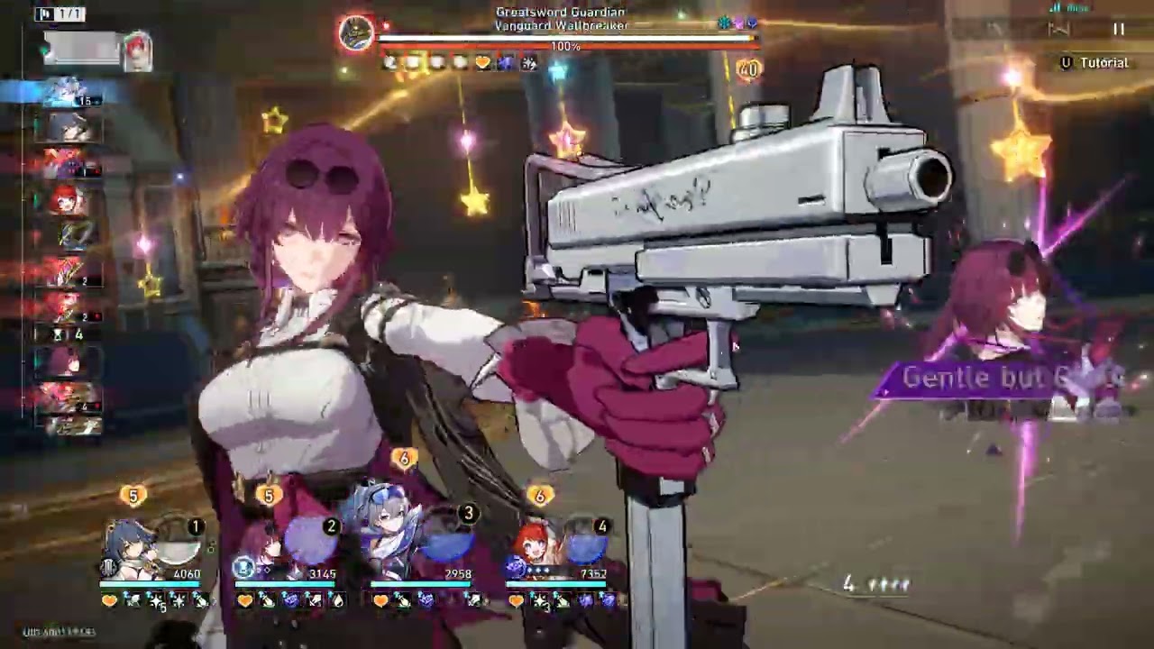 [Honkai Star Rail] 3.8 Nightmare Greatsword Guardian 3* Yunli, Kafka, Silver Wolf, Tribbie