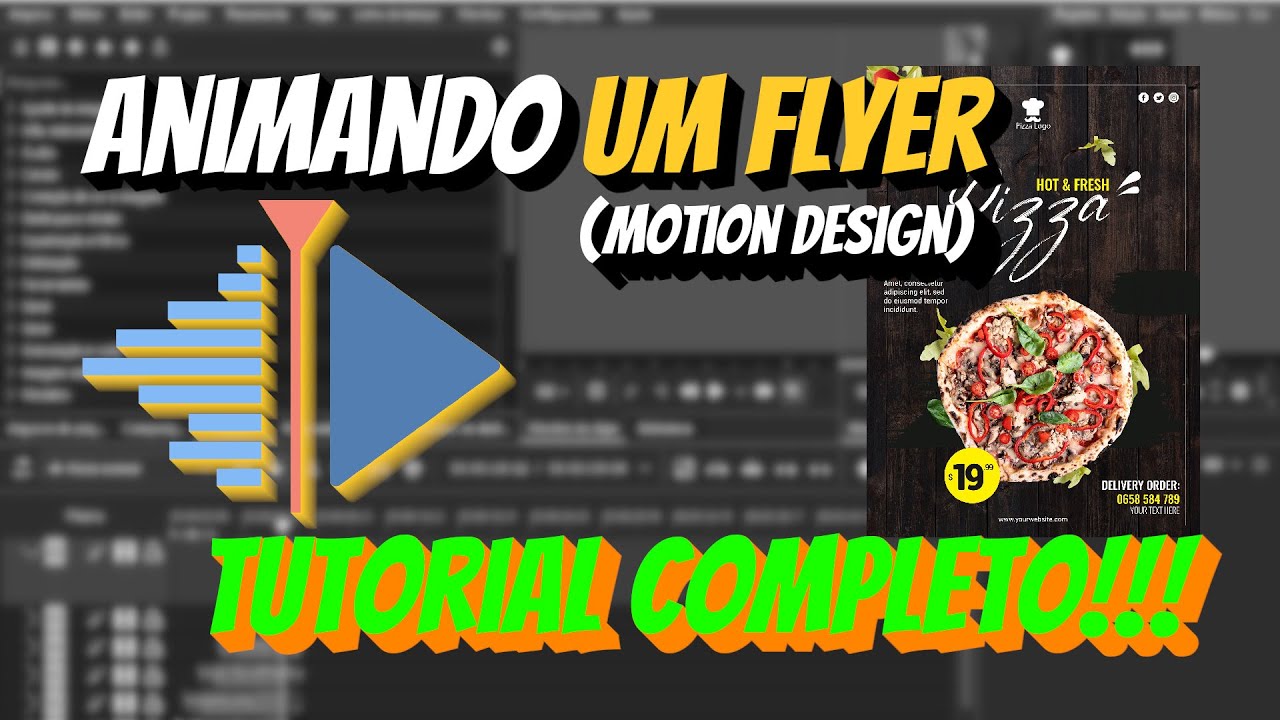 Kdenlive: Animando um flyer (Motion Design) – Tutorial Completo!!!
