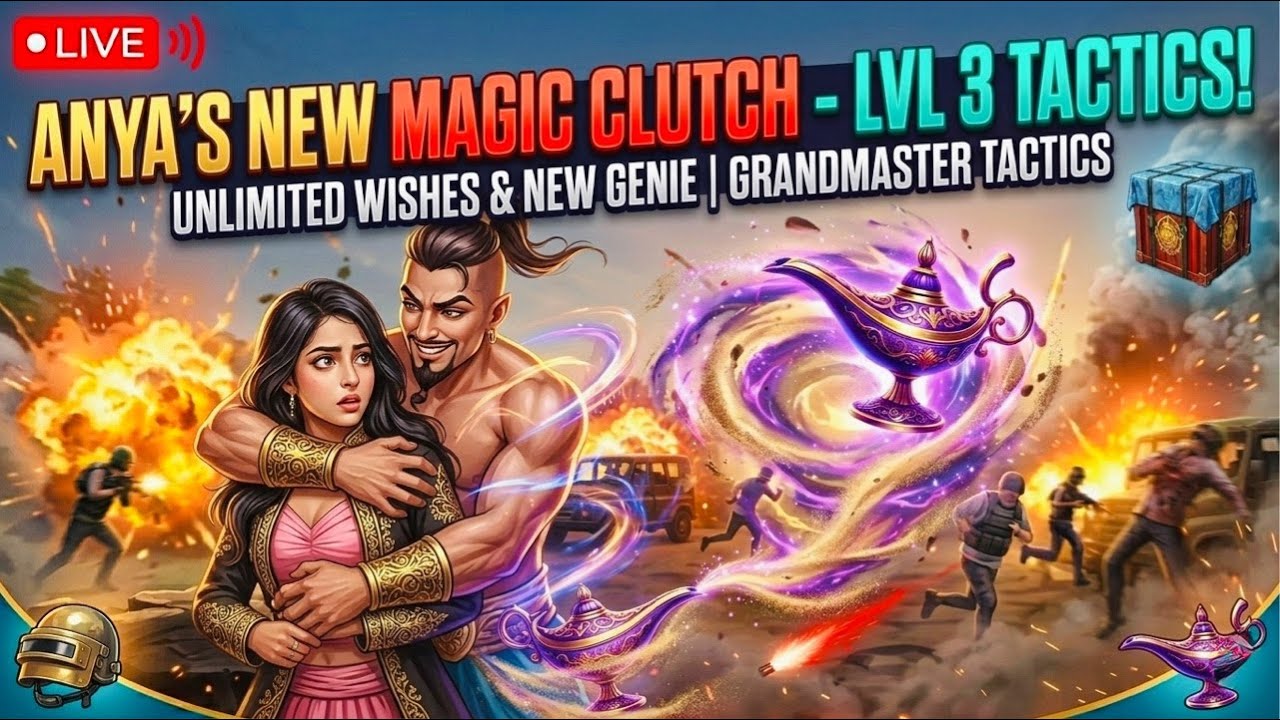 GENIE NE PAKAD LIYA! 😱 | New Aladdin Mode #BGMIlive#AnyaIsLive #gaming #girlstream #trending#viral