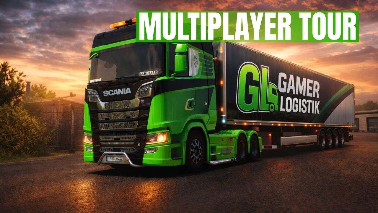 Euro Truck Simulator 2 ★ Gamer Logistik im Multiplayer unterwegs
