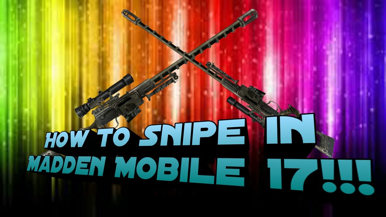How To Snipe In Madden Mobile 17!!!