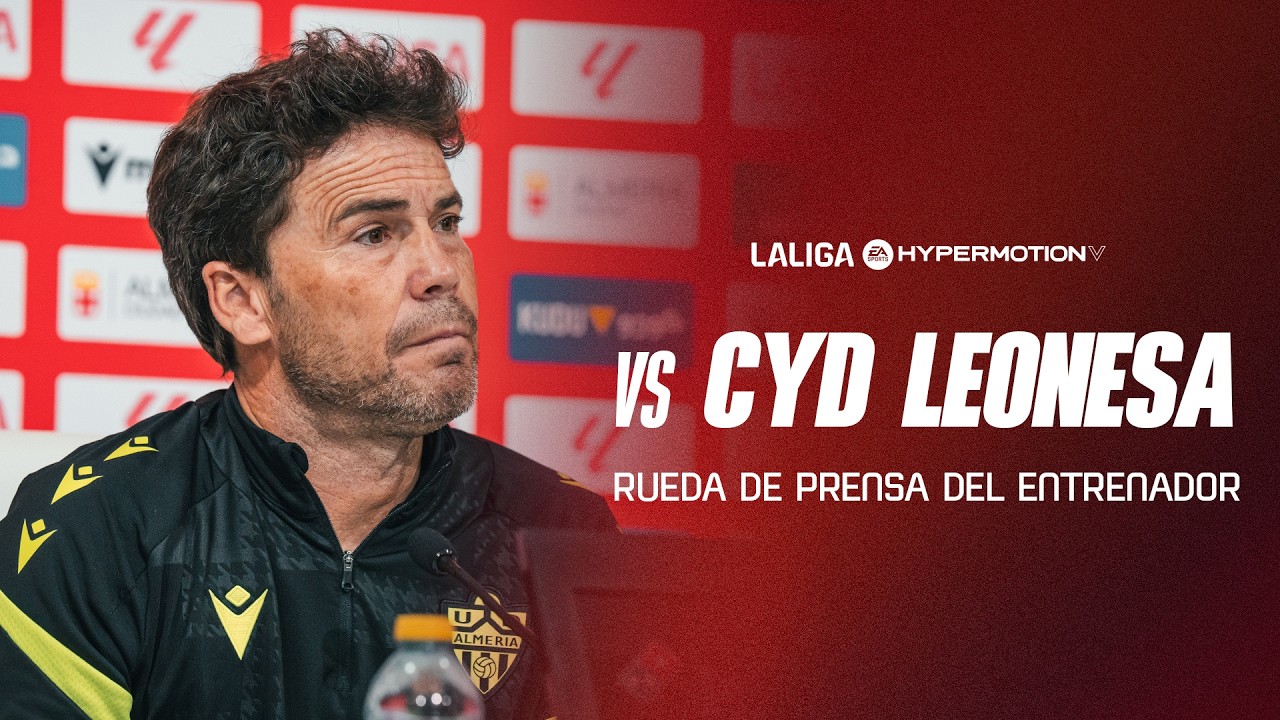 🎥 Rueda de prensa previa partido  UD Almería - CyD Leonesa