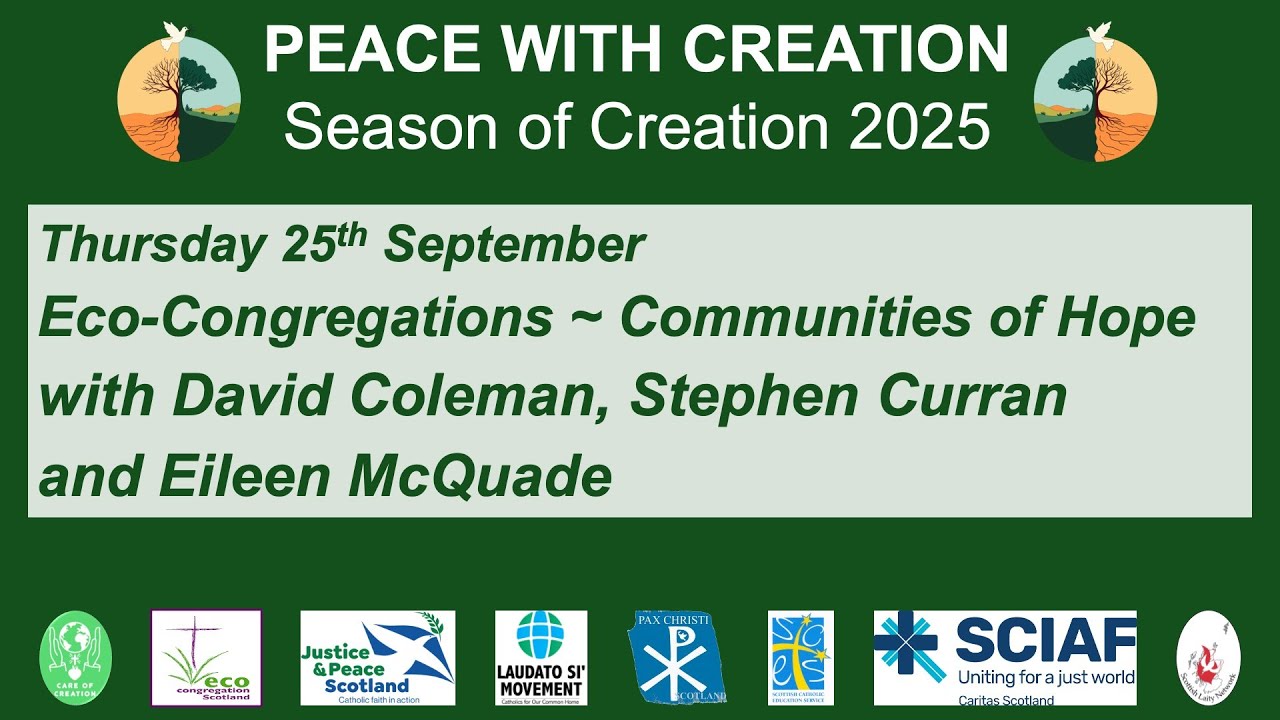Eco Congregations ~ Communities of Hope  with David Coleman, Stephen Curran and Eileen McQuade