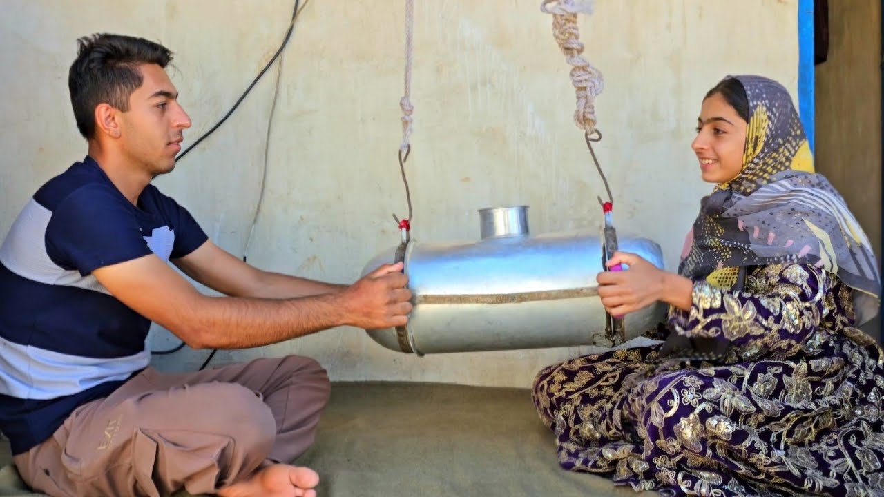 Leila Begins Building a New Cabin ❤️🏡 | Hamed&rsquo;s Family, Shaban & Grandfather Join the Project