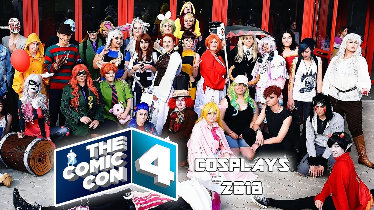 The Comic Con 4 - 216 Cosplays (1080p / 60fps / Thessaloniki / Greece / 04-06.05.2018)