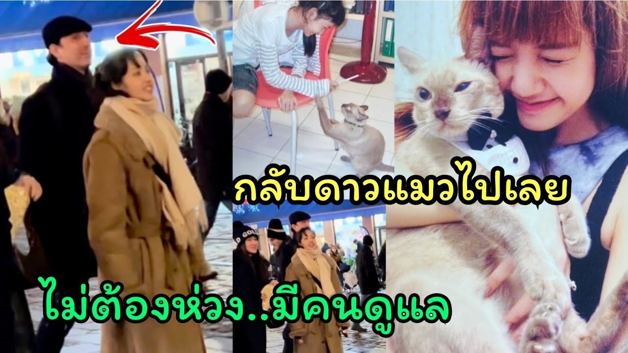 เจอแล้ว ลิซ่าเดินเล่นชิวไปที่ฝรั่งกับเดียร์น่า ,โพสบอกลาแมวฮันเตอร์ให้กลับดาวแมว