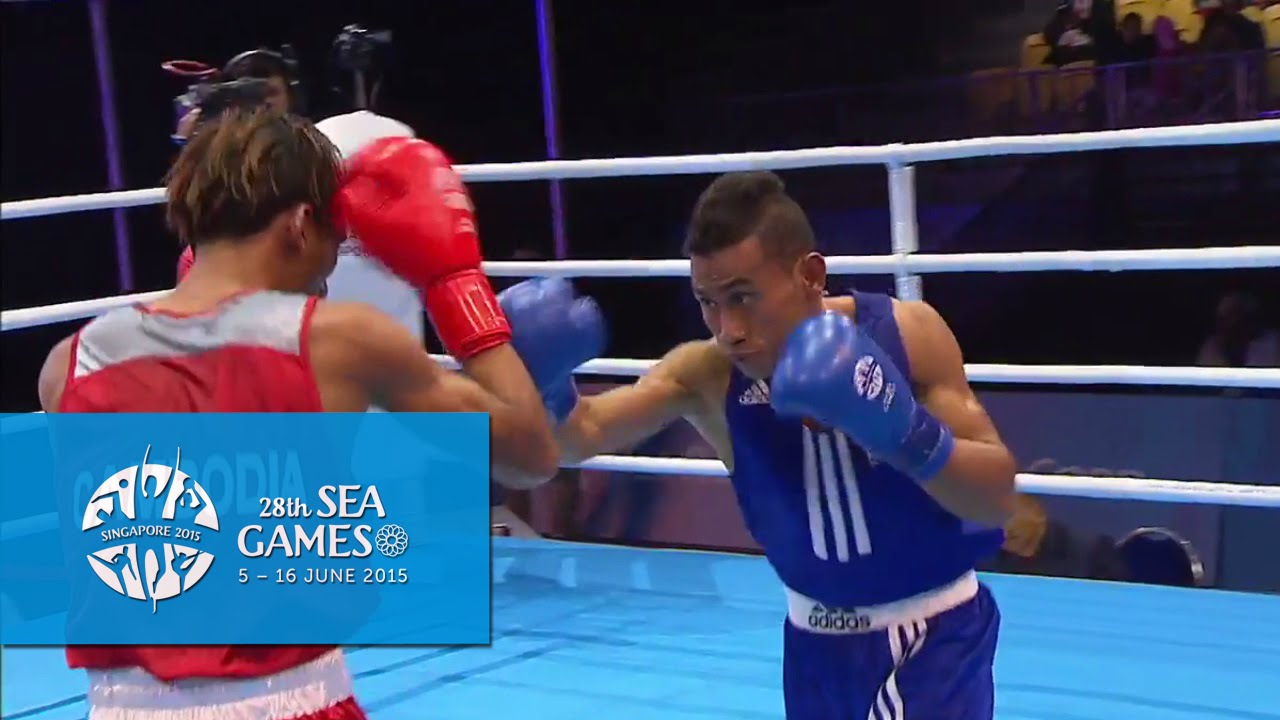Boxing (Day 2) Men's Light Flyweight (46kg-49kg) - Bout 21 | 28th SEA Games Singapore 2015