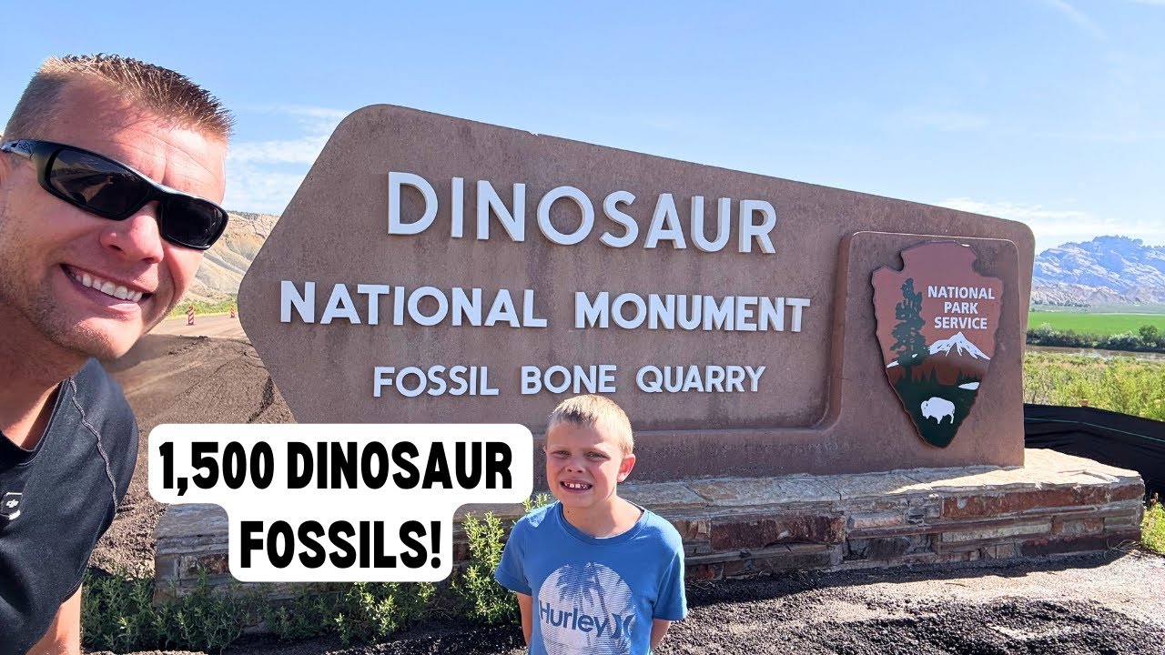 Dinosaur National Monument // Unbelievable Dinosaur Fossils Found in Utah! // Dinosaur Museum Tour