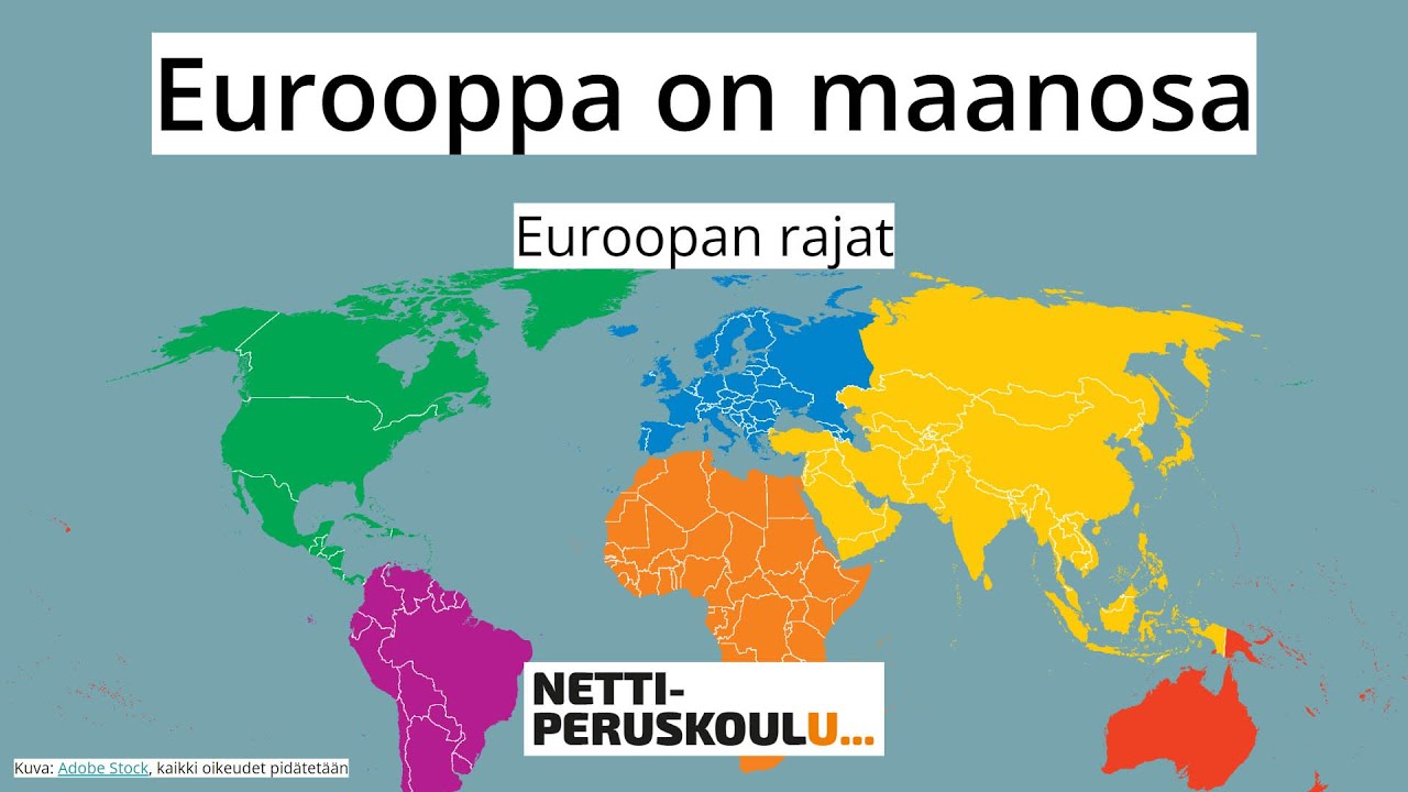 ayl1: Eurooppa on maanosa (perusopetus)