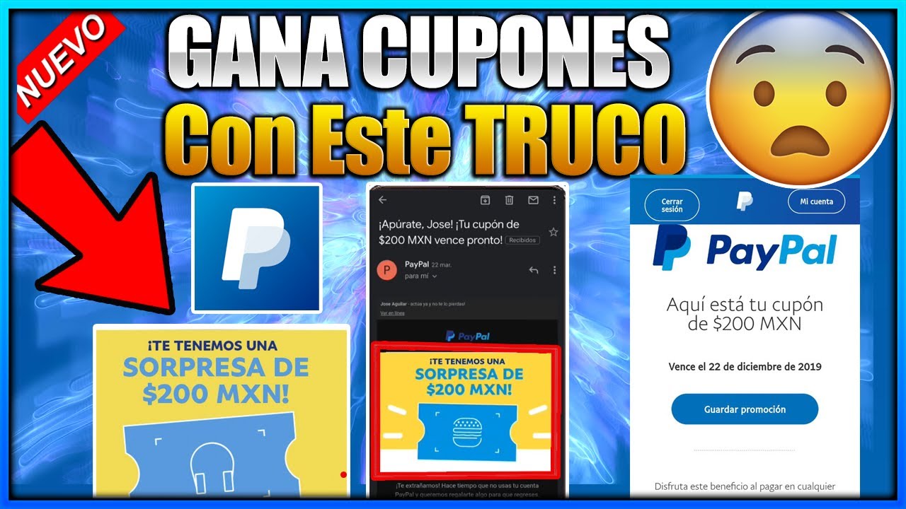 🔴🔥 Como OBTENER CODIGOS #PayPal $200 MXN | #GRATIS | Nuevo TRUCO Cupones diarios #shorts