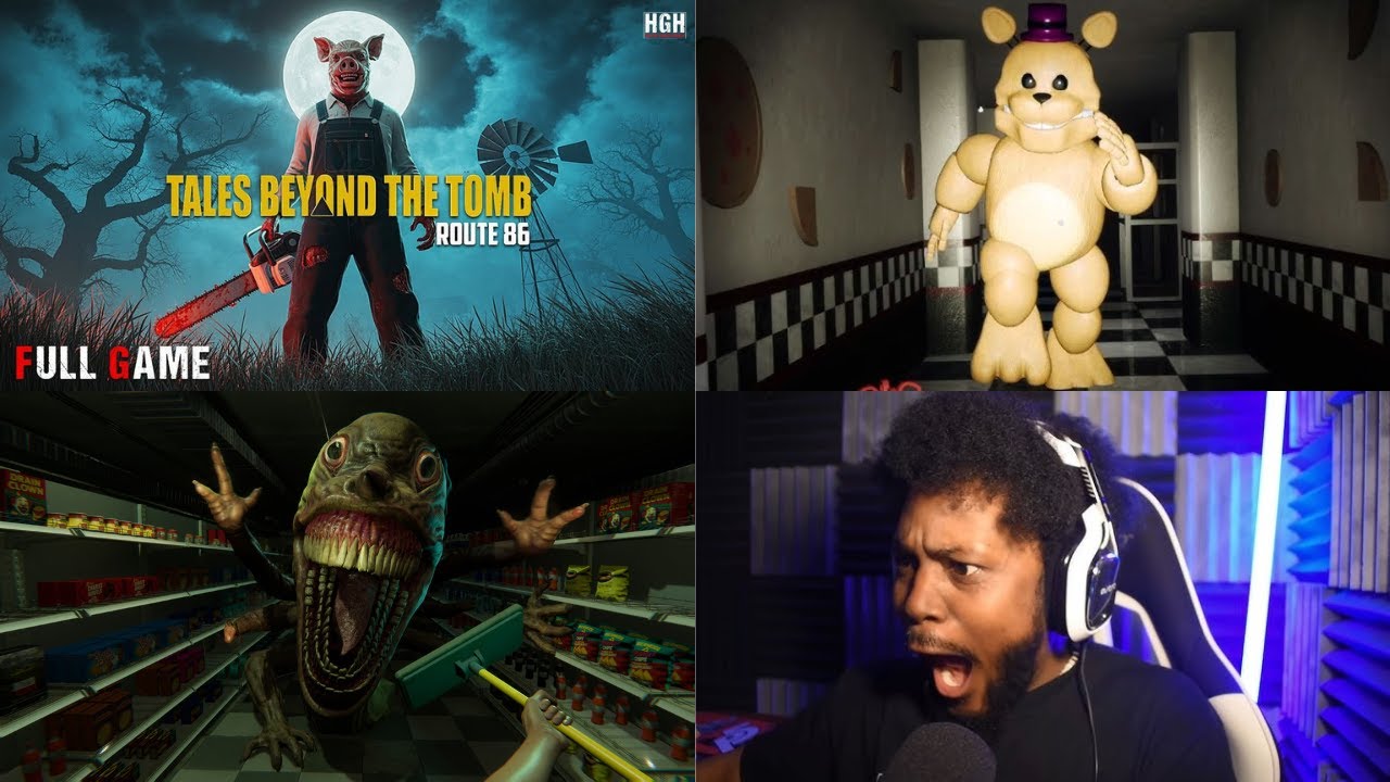 CoryxKenshin playing horror games compilation - PART 2