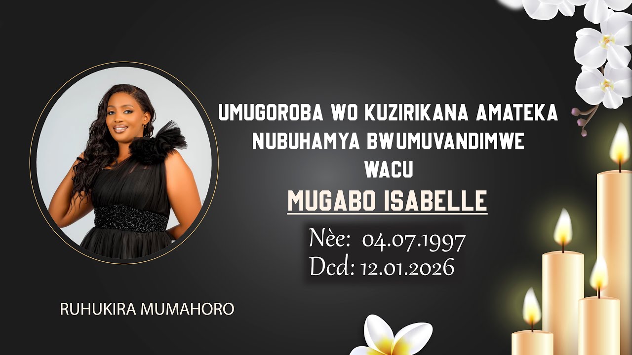 UMUGOROBA W'UBUHAMYA N’AMATEKA Y'UMUVANDIMWE WACU MUGABO ISABELLE | 15.1.2026