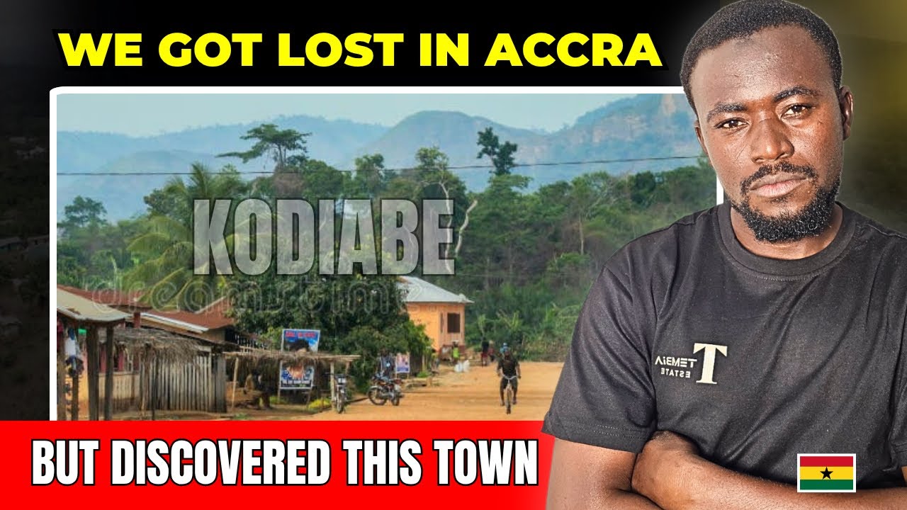 We Discovered a Remote Town in Accra 🇬🇭 | Kodiabe