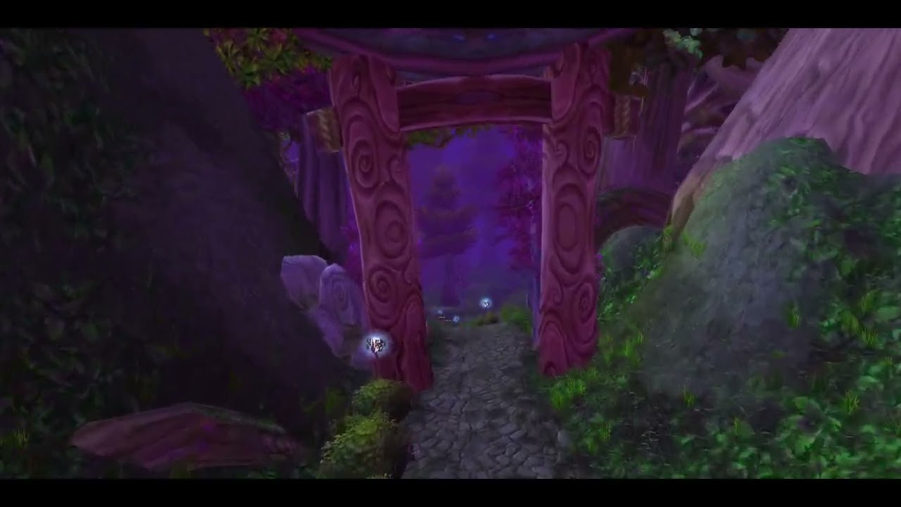 World of Warcraft - Original Classic Night Elf Intro - Darnassus.