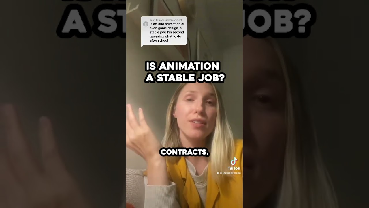 is #ANIMATION a stable job?