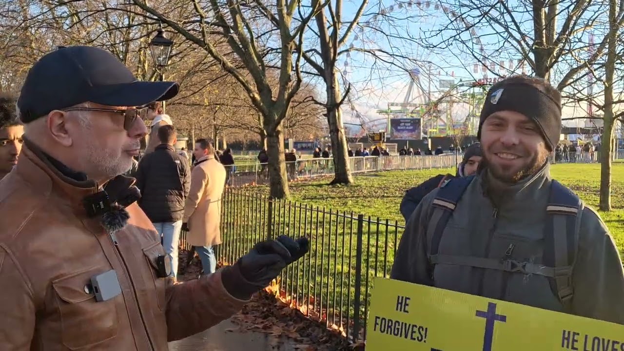Christian tries To Convert Paul Failed Miserably! Paul Williams And Visitor Speakers Corner