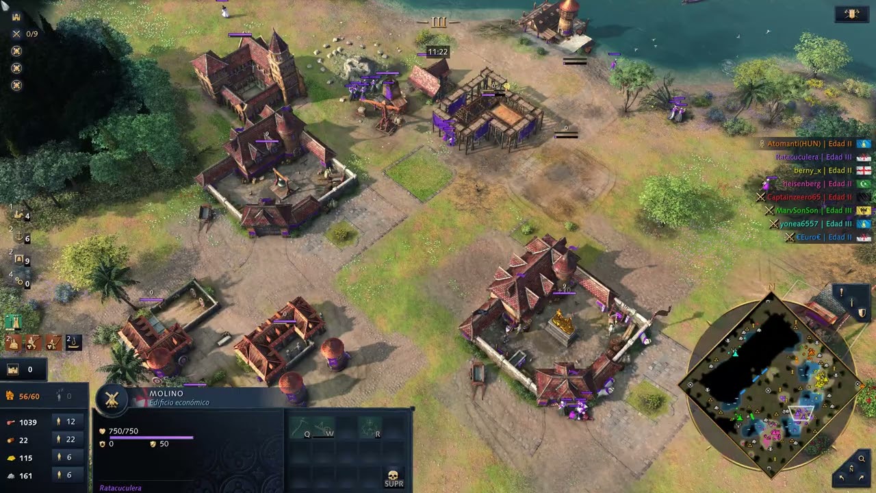 4vs4 Ranked | Never Give Up 11 | Age of Empires IV | Knight Templar