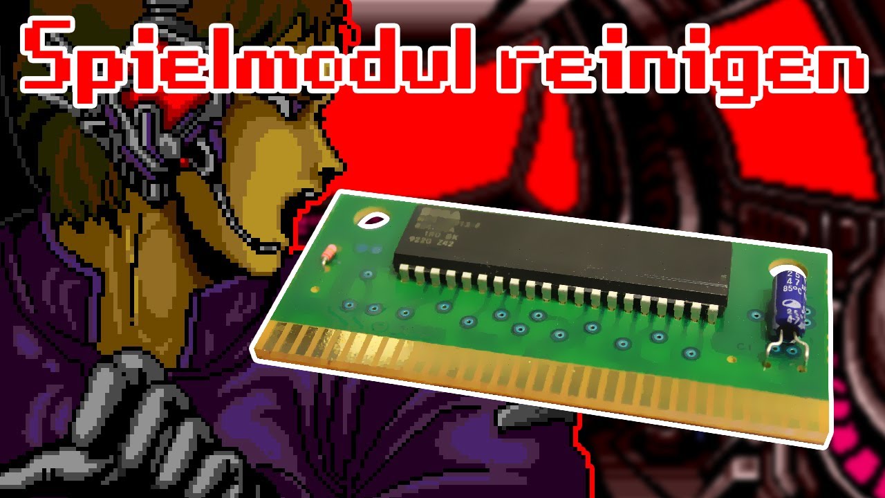 Videospiel Modul reinigen, mit Gewinnspiel - Retro Restauration - Mega Drive