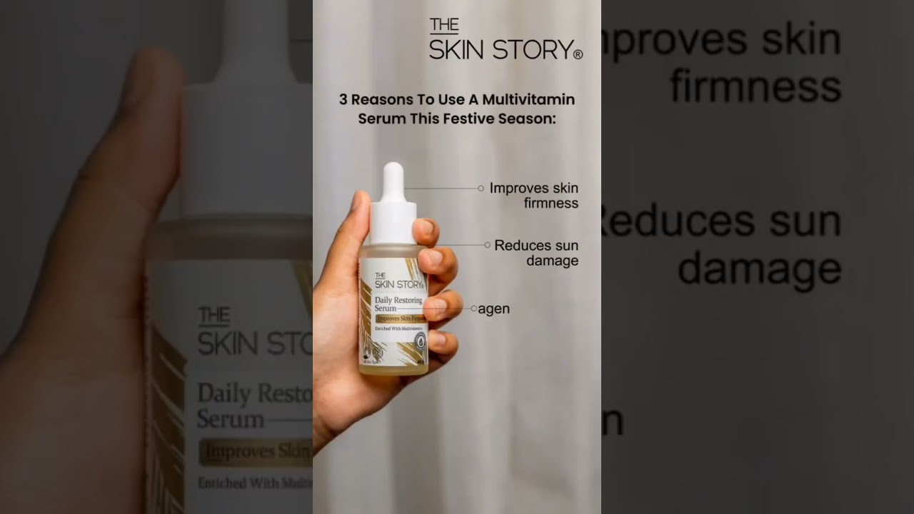 Daily Restoring Serum | Face Serum for Glowing Skin | The Skin Story