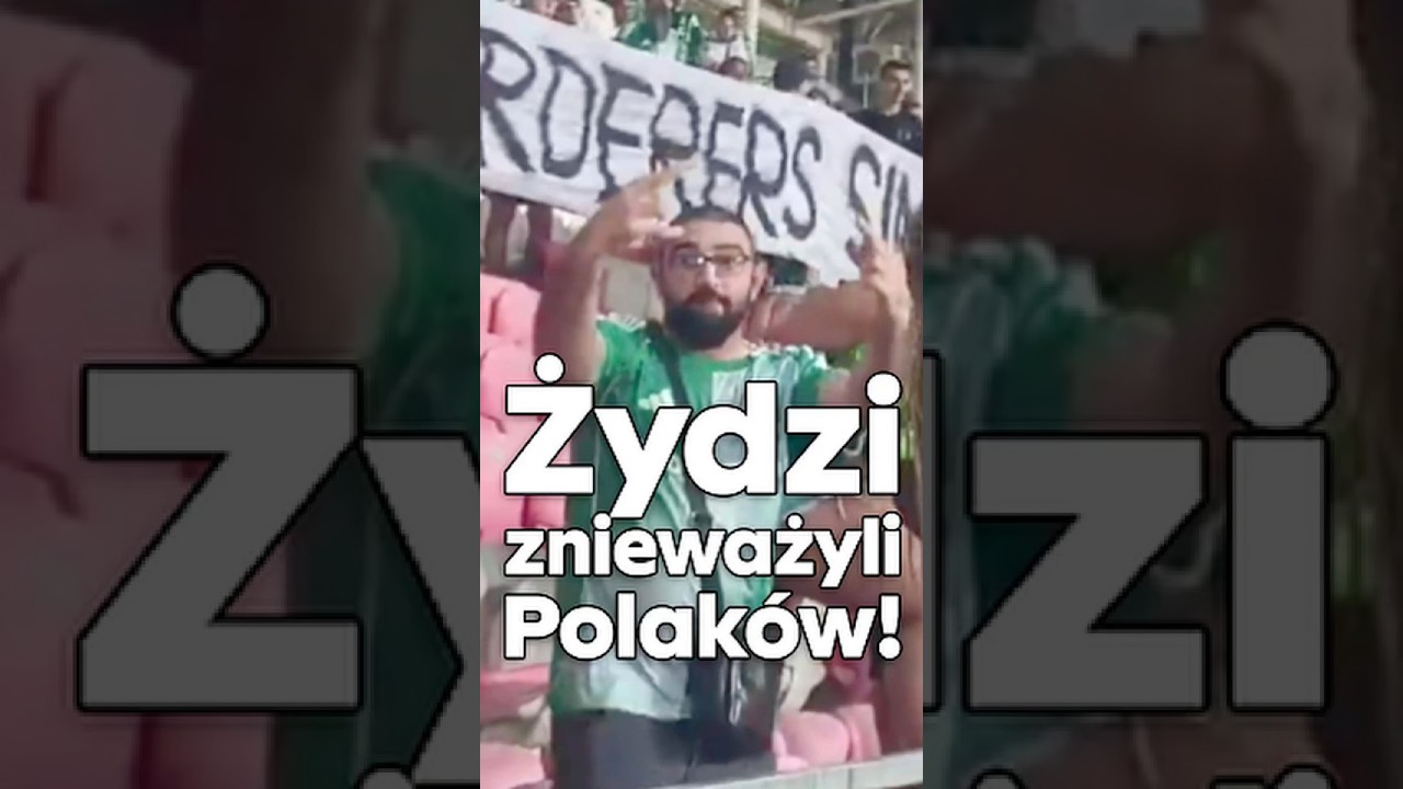Żydzi znieważają Polak&oacute;w w czasie meczu Maccabi-Rak&oacute;w! Żądam reakcji MSZ!