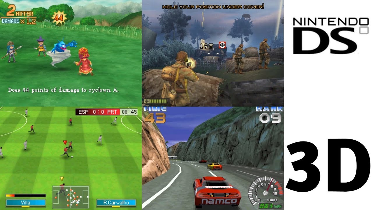 Top 50 Best NDS 3D Games [Recommended]