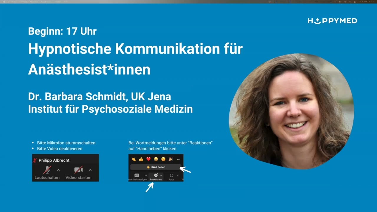 Hypnotische Kommunikation f&uuml;r An&auml;sthesist*innen