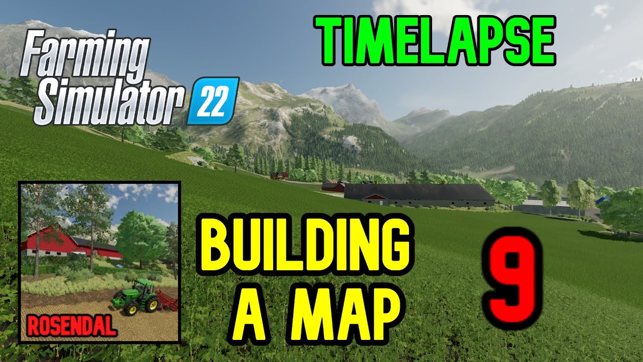 SELL POINTS, SHOP & DETAILS | Building The Rosendal Map | Farming Simulator 22 | Timelapse | EP9/20