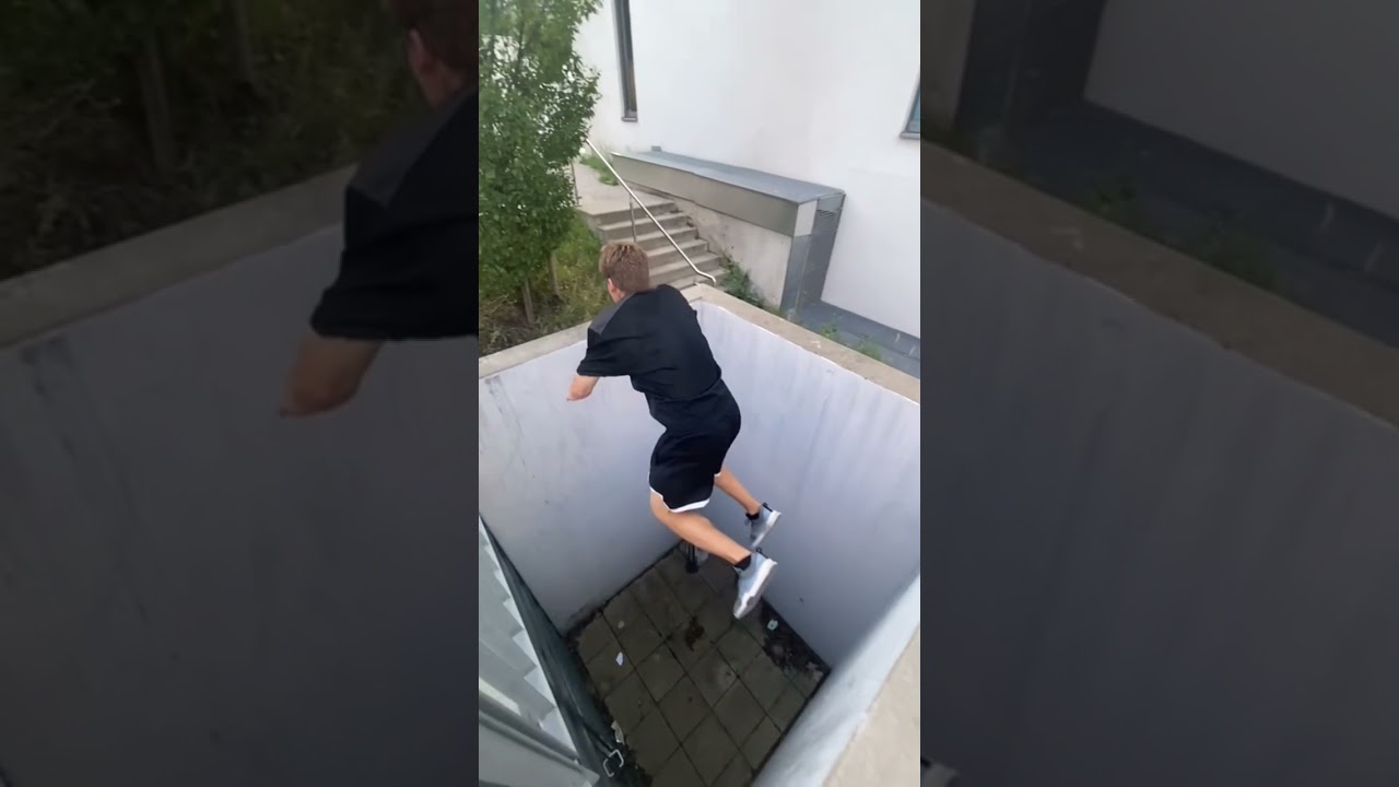 EXTREME PARKOUR JUMP over death gap