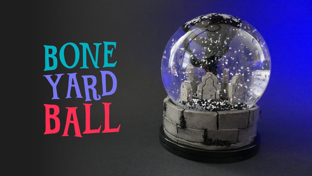 Creating a Hauntingly Beautiful Graveyard Snow Globe