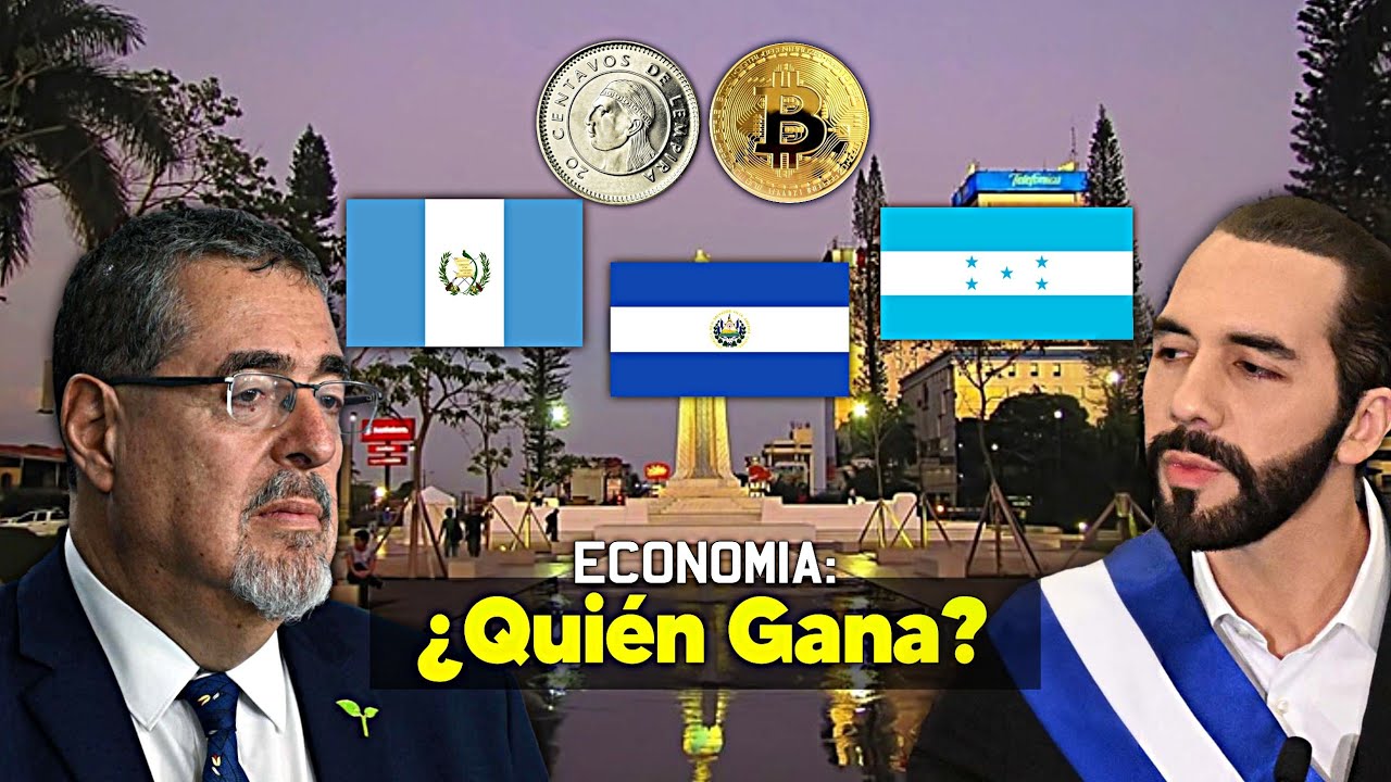 ¿QUÉ PASA SI COMPARAMOS LAS 3 ECONOMIAS del TRIANGULO NORTE EN 2023? #ciudades #maspoblados gt-hn-sv
