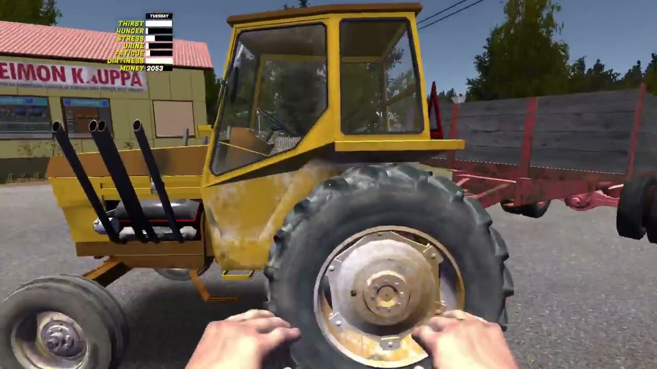 The new mysummercar episode 3,  acidently stealimng fuel and getting store stuff