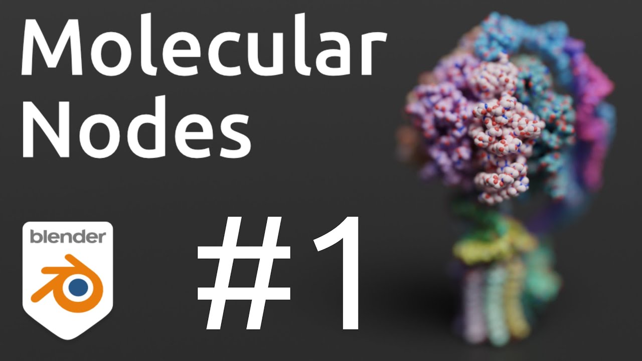 Molecular Nodes | Начало работы | Blender для биохимиков | Geometry Nodes