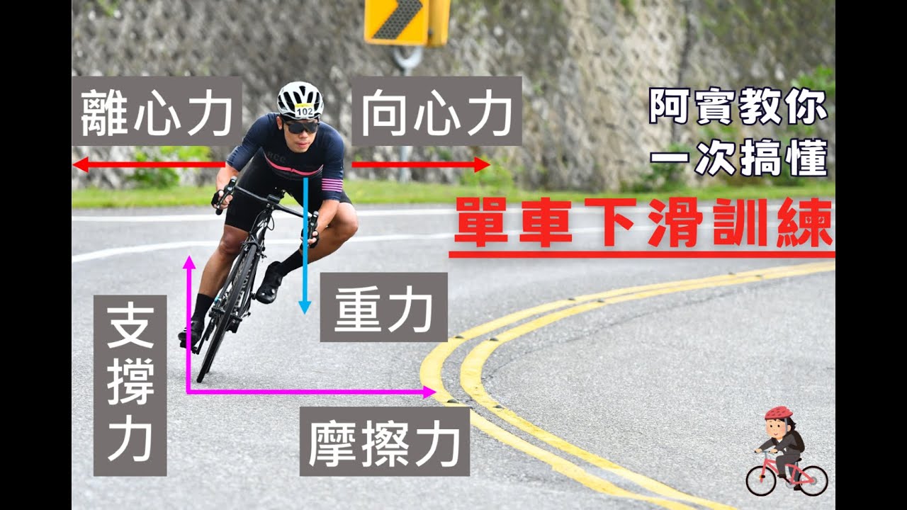 帶你一次搞懂「單車下滑過彎技巧」訓練