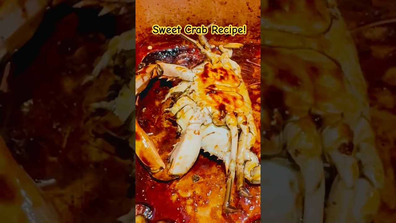 SWEET CRAB 🦀 #shorts #asmr #cooking #sweet #crab #viral #viralvideo #food