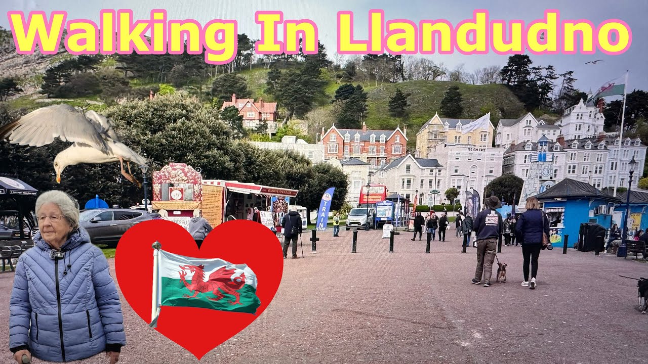 WALKING AND TALKING IN LLANDUDNO WALES