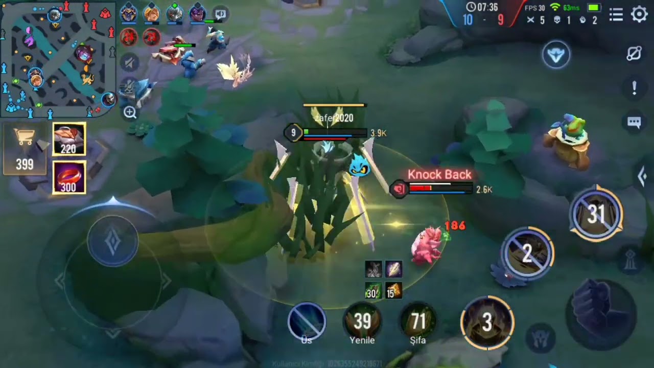 Omega Support Gameplay | Arena Of Valor | Tank Support Build
