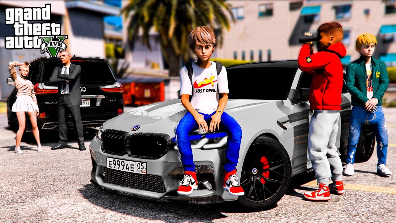 МОЯ ДЕВУШКА ИЗМЕНЯЕТ МНЕ С МОИМ ОТЦОМ! ИЗБИЛИ МОЕГО ОТЦА И РАЗБИЛИ BMW M5! ШКОЛЬНЫЕ БУДНИ ГТА 5