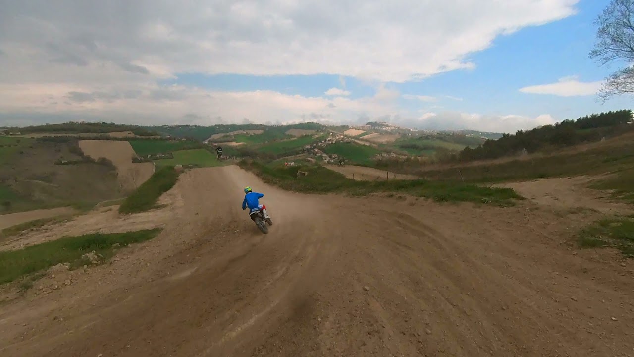Scoiattolo viene tamponato sulla pista di Fermo motocross