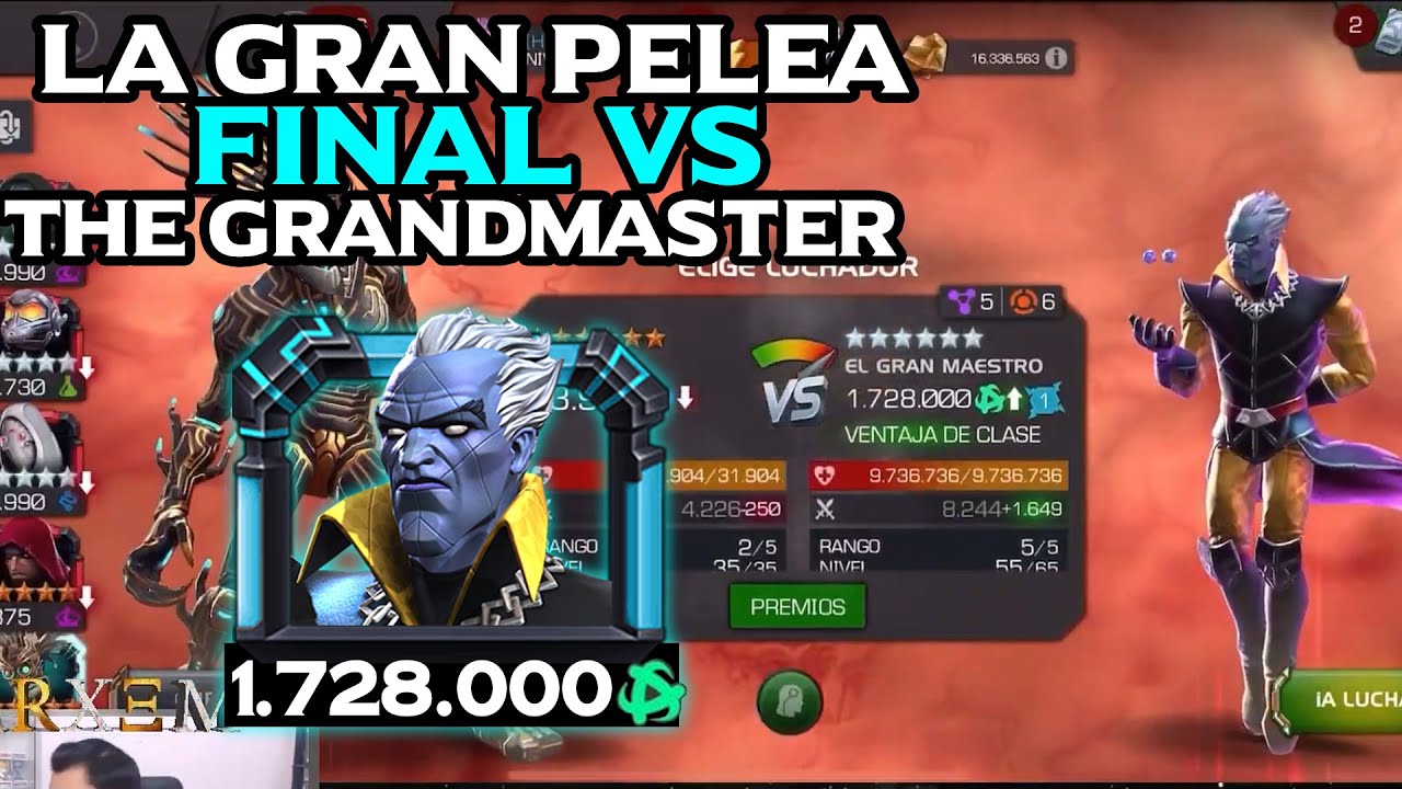 La GRAN PELEA FINAL vs THE GRANDMASTER - Final Del Acto 6 Con Mas De 1.5M De Potencia! Locura!