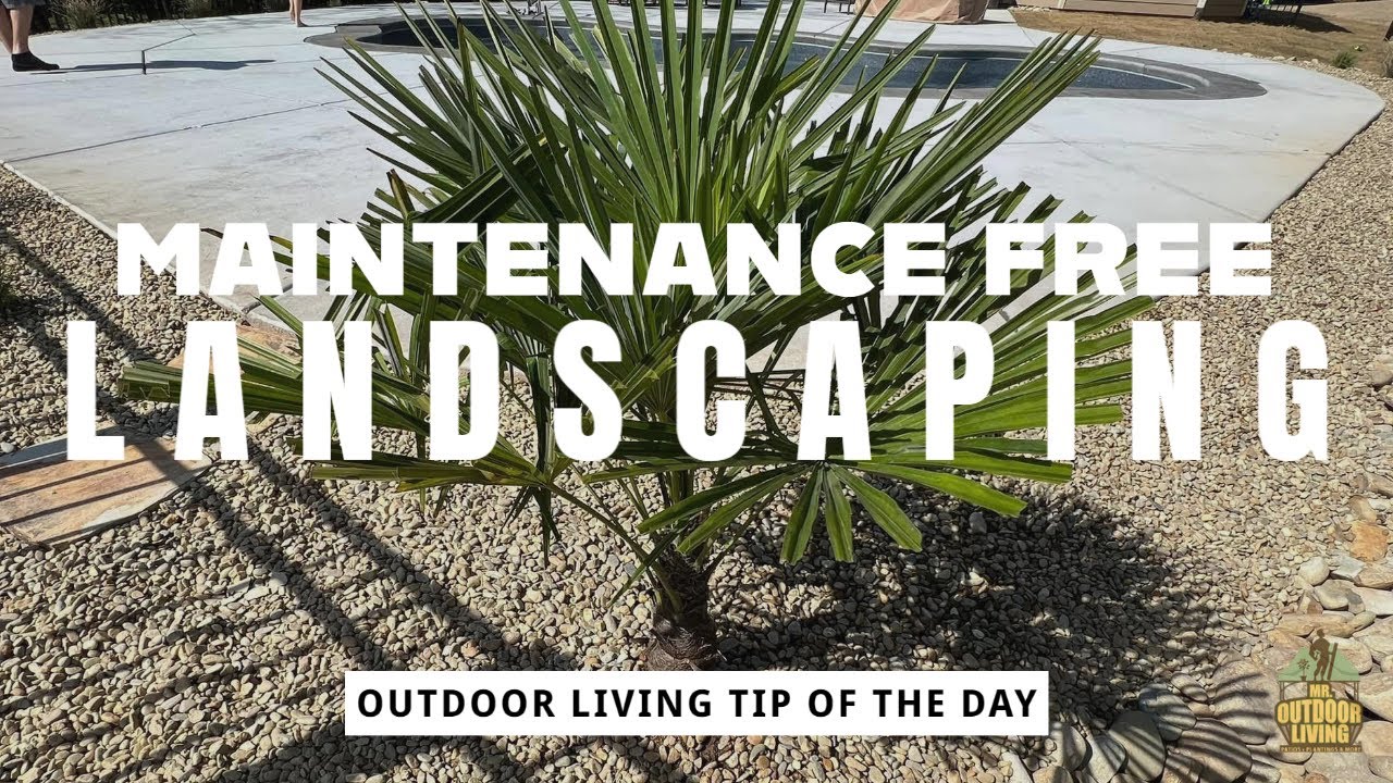 Maintenance Free Landscaping - Outdoor Living Tip of the Day