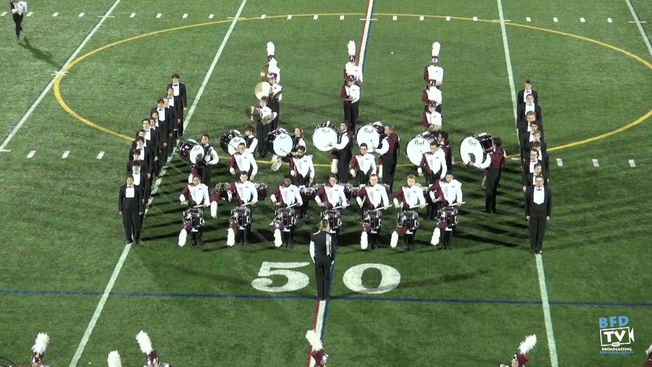 2021 UMASS Amherst Minuteman Band Cadence @ 2021 MICCA Night Exhibition - BFDTV