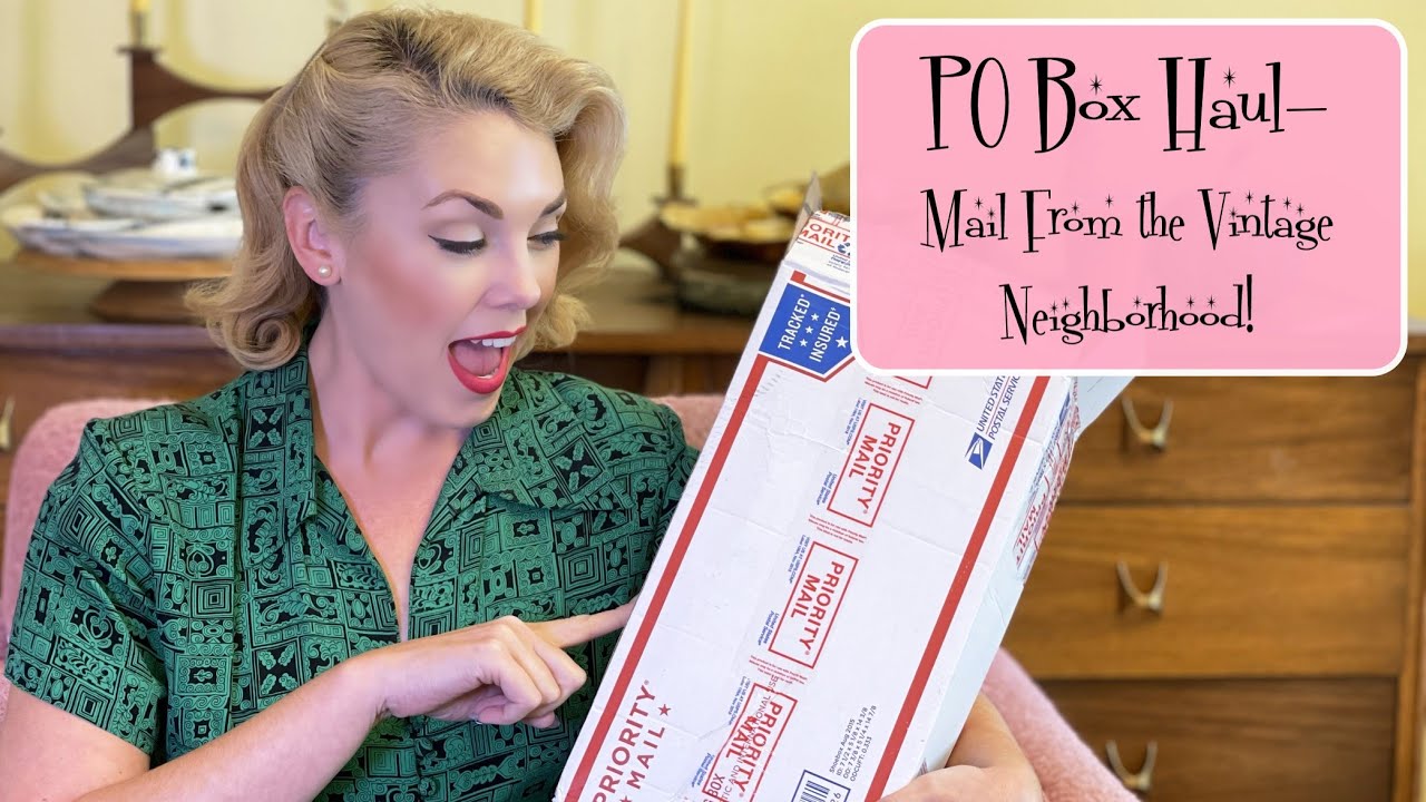 PO Box Vintage Haul- Mail from the Vintage Neighborhood