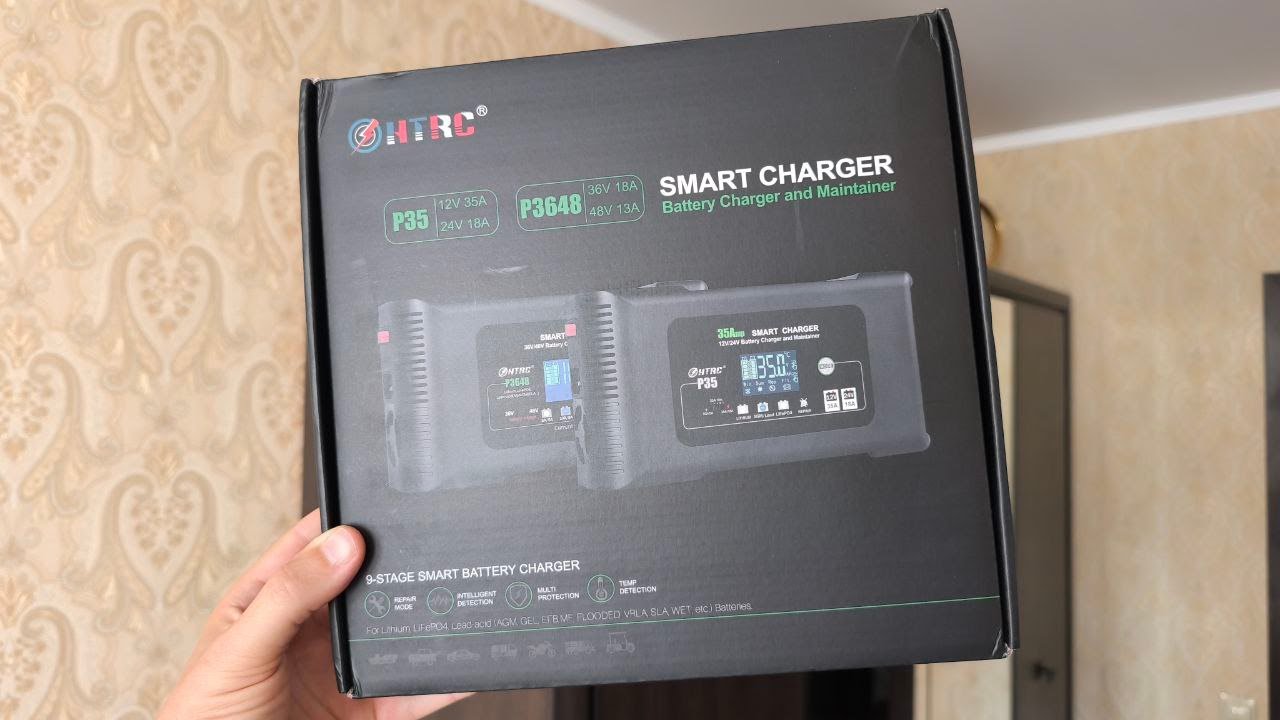 Зарядное устройство HTRC P35 для любых аккумуляторов! Обзор и тест!
