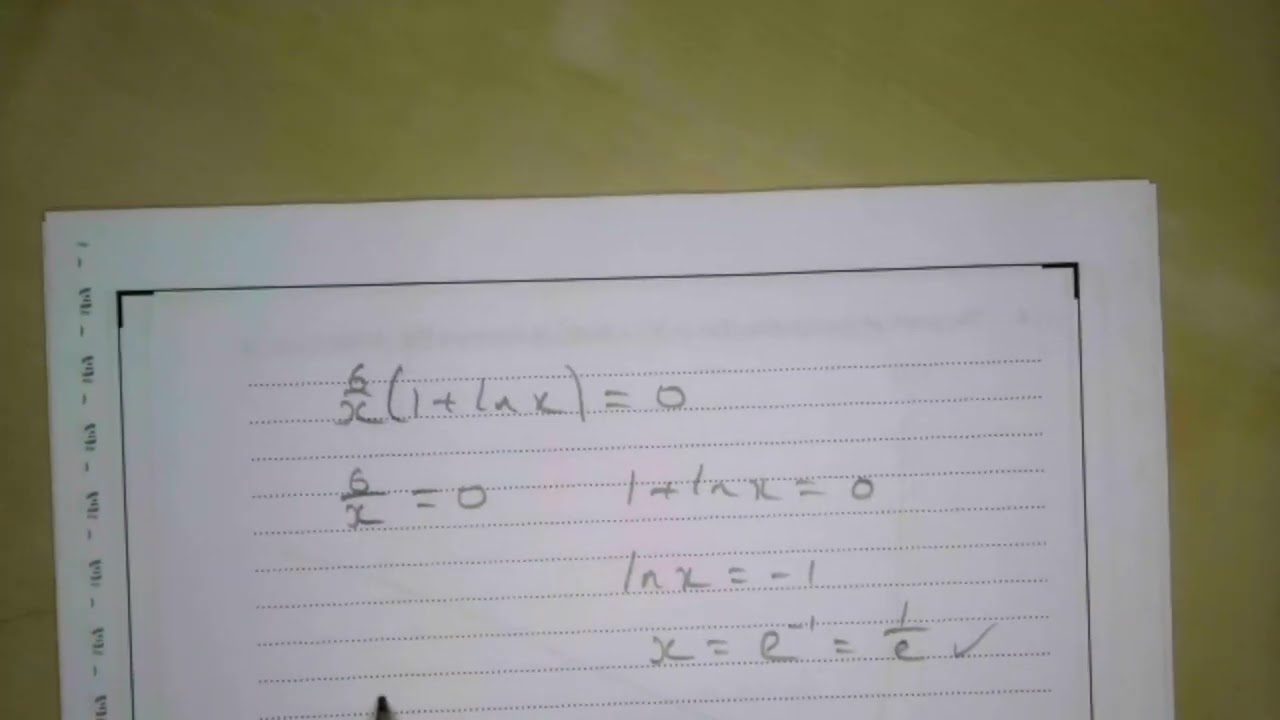CCEA A2 Pure Maths Summer 2025 Qu 8