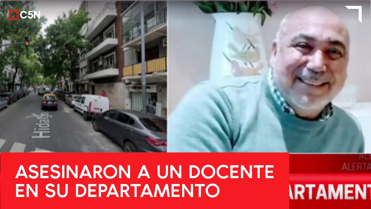 ASESINARON a un DOCENTE en su DEPARTAMENTO