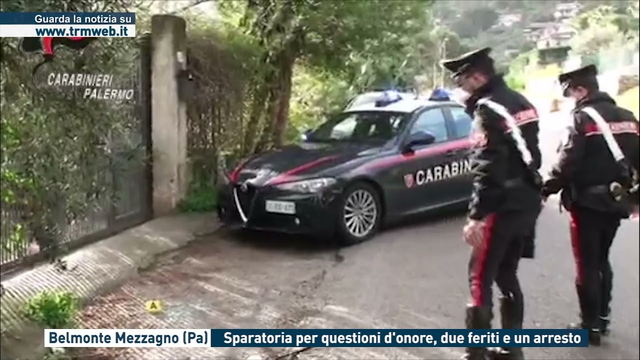 Belmonte Mezzagno (Pa). Sparatoria per questioni d'onore, due feriti e un arresto