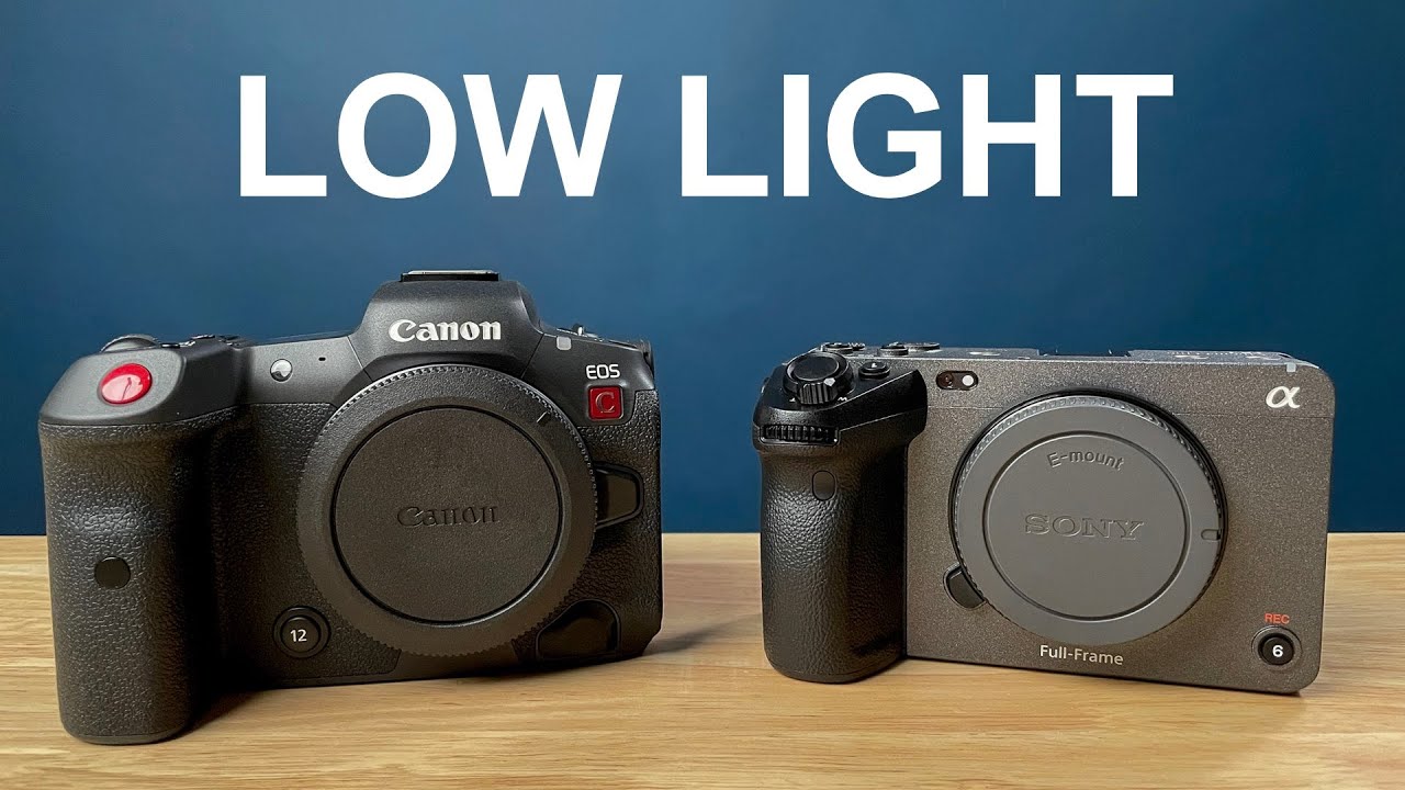 Canon R5C против Sony FX3 — низкая освещённость