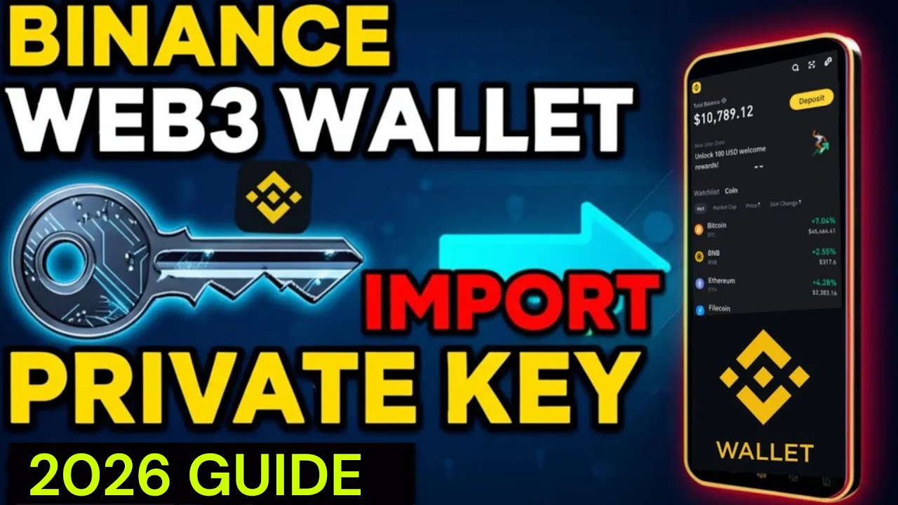 How to Import Binance Web3 Wallet Using Private Key 🔑 (2026 Full Guide)