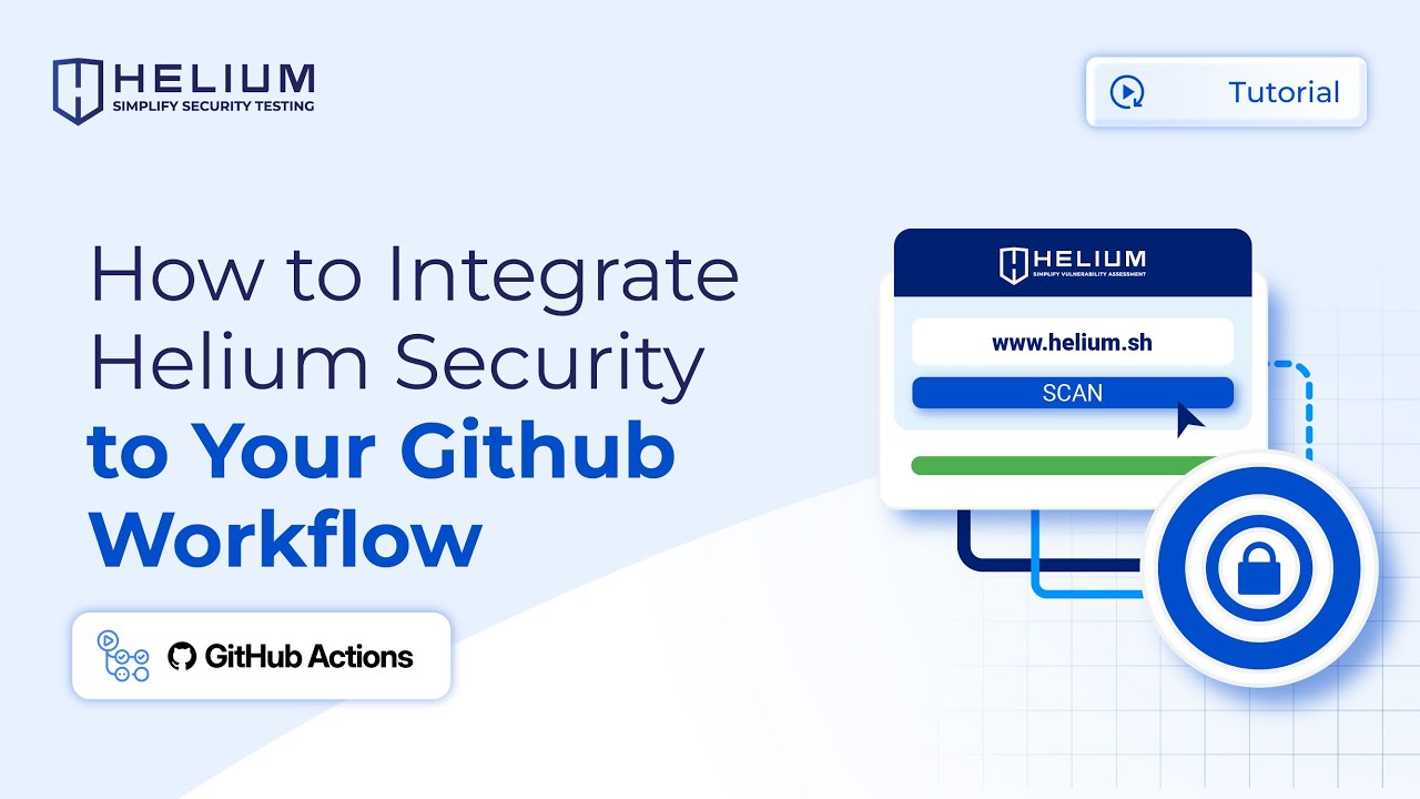 How to Integrate Helium Security to Your Github Actions